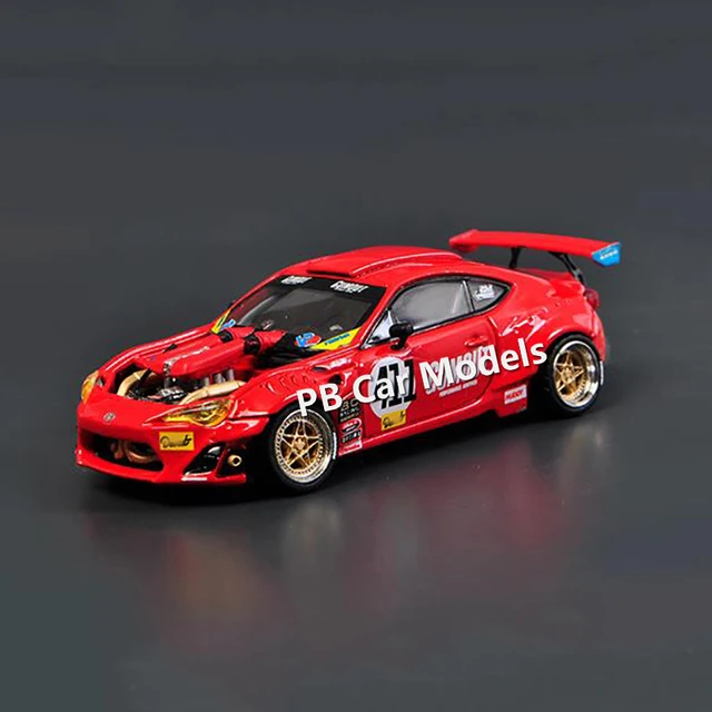 1:64 dcm修正された合金車モデルGT4586 GT86 + 小ギフト _