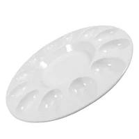 Easter Egg Tray Deviled Platter Carriers Ceramic Dish Devilled Eggs Holder Container Float 2