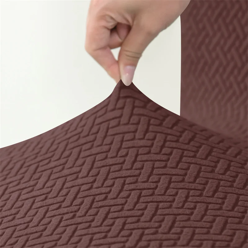 Stretch Bar Stuhl bezug Jacquard Barhocker Sitzbezüge Schon bezüge kurze Rückenlehne kleine Hotel Bankett Esszimmers tuhl Fall solide co – Detail 17