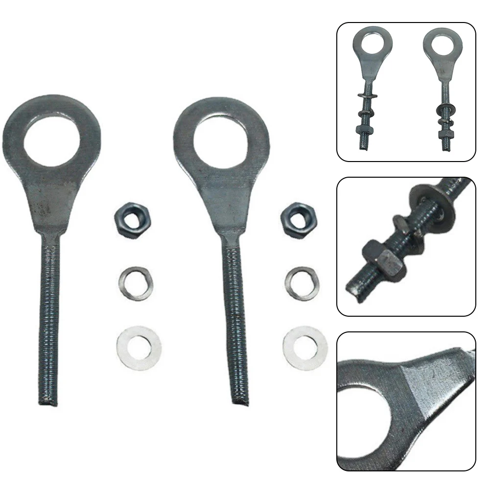 2-Pack Rear Chain Adjusters With Lock Nuts For Honda XR70, XR80, XR100, CRF70, CRF80