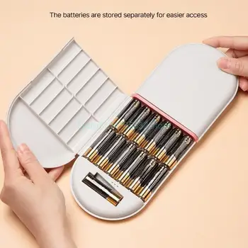 La custodia per batterie contiene quantità elettrica 12 batterie AA e 12 AAA con scatola antiurto a livello di alimentazione
