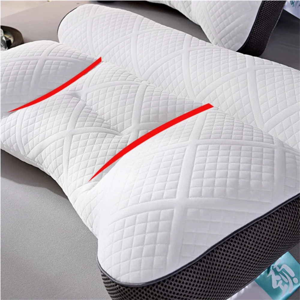 Memory Orthopedic Cotton Pillow 40X60cm Slow Rebound Soft Memory Slepping Pillows Ergonomic Shaped Relax The Cervical For Adult 4