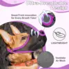 Dog Muzzle Breathable Mesh Dog Muzzle Basket Adjustable Dog Mouth Guard Muzzle with Front Opening Design for Small Medium Large 5