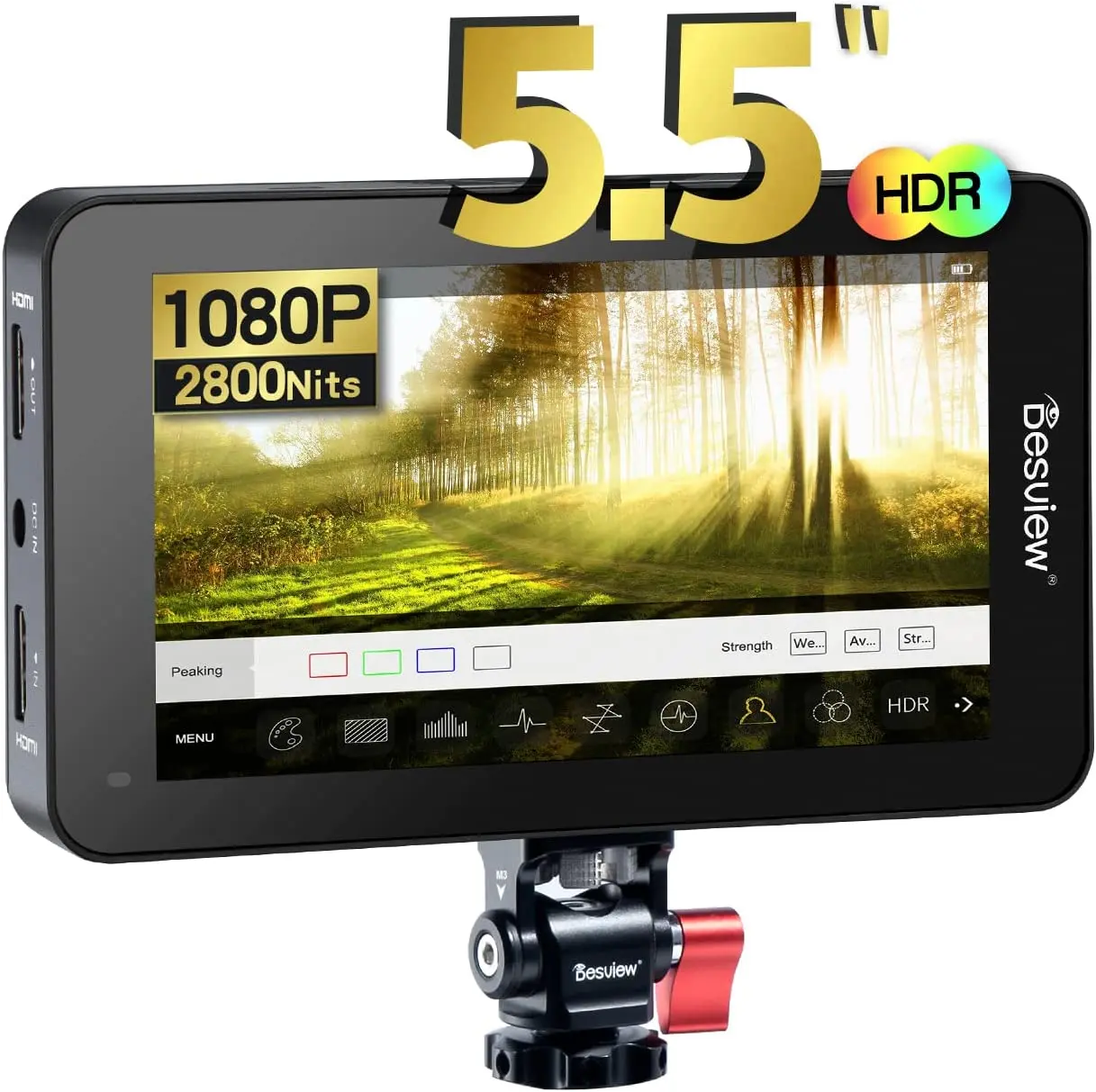 Desview R6 R7II 2800nitsカメラフィールド · モニター5.5インチ