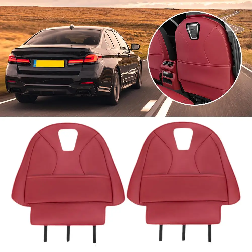 Car Seat Back Anti Kick Pad For BMW 5 Series i5 G60 Leather Full/Half Wrapped Seat Protector Auto Interior Accessories Y8N4