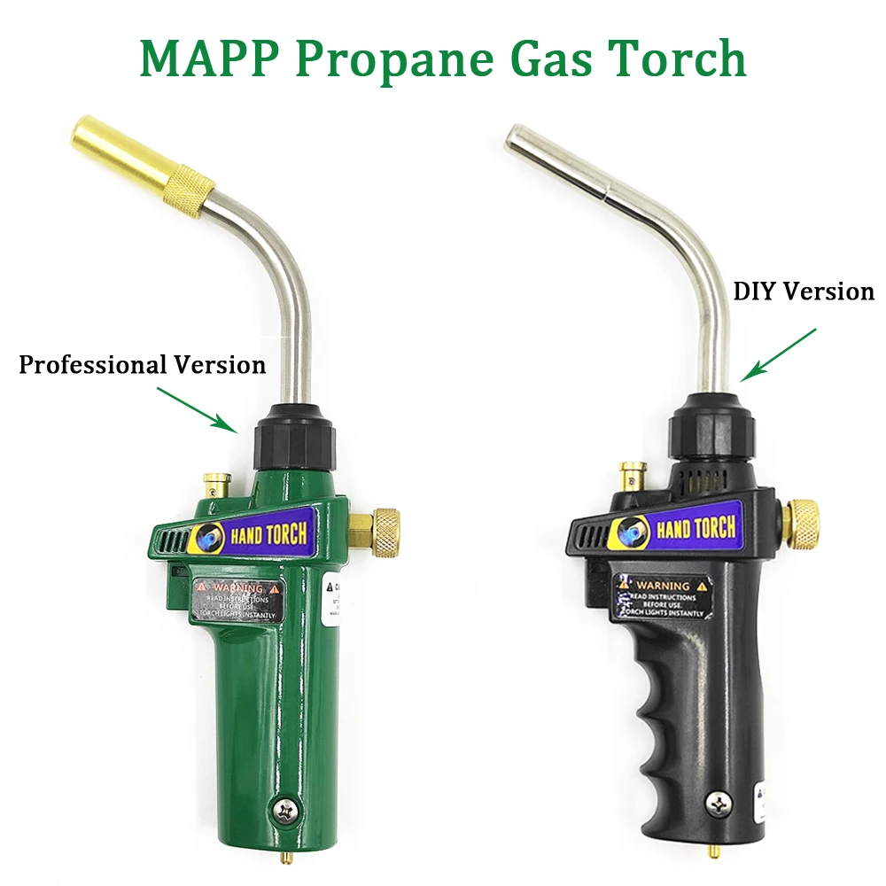 Braze Welding Torch MAPP Propane Gas Torch Piezo Trigger, 45 OFF