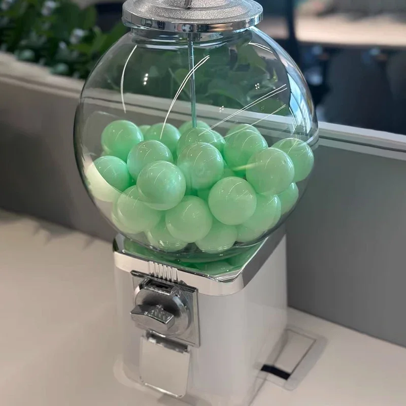 Original Candy Dispenser Transparent Storage Containers Piggy Bank Boxes Coins Organizer Lockable Children Machine Decorative 4