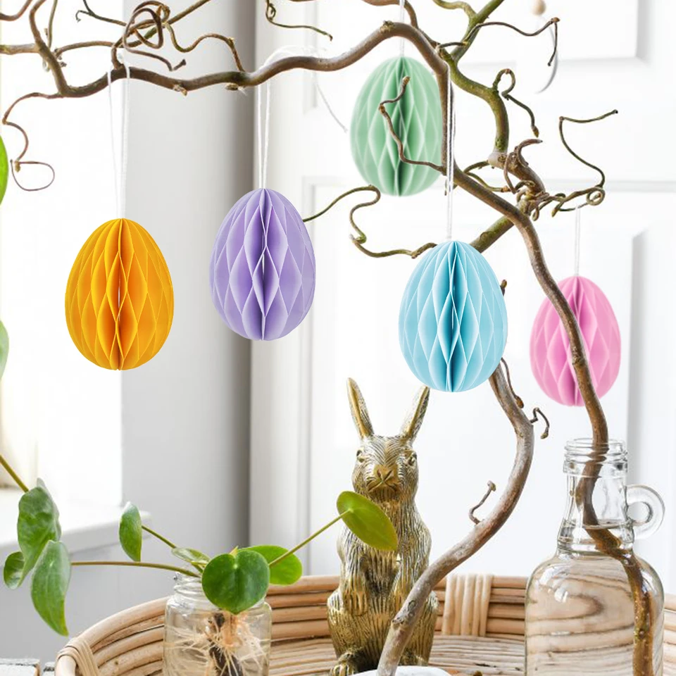 Huevos De Pascua Para Colorear Bolas De Nido De Abeja De Huevo Para Fita  Temática De Pascua, Decoración De Bolas De Papel Gruo, Adornos Colgant,  2024 - AliExprs Huevos De Pascua Decorados Animados, image size:960x960
