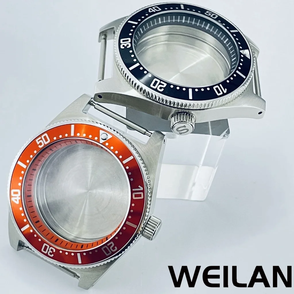 Silver Stainless Steel Watch Case with Multi-Colored Ring Options