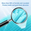 Sonic Replacement Toothbrush Heads Compatible with Waterpik Complete Care 9.0 (CC-01), 5.0 (WP-862) Electric Toothbrush,10 Count 5