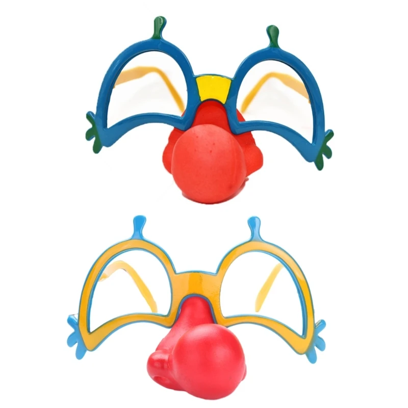 

Funny Nose Disguise Glasses Novelty Clown Eyeglasses Birthday Party Halloween Cosplay Costume Photo Props Gifts N7YF