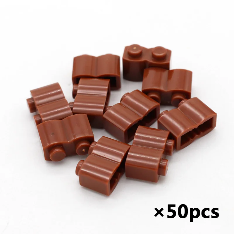 MOC 벽돌 30136 수정 된 1x2 로그 클래식 조각 빌딩 블록 완구 액세서리 빌딩 블록과 호환 가능