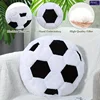 Sports Themed Plush Pillow Football Basketball Design Soft Fabric Cushion Simulation Football Doll Children's Birthday Gifts 5