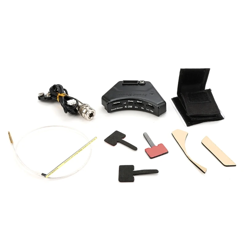

Transducer Low Noise Professional Guitar Microphone Soundhole Pickups Part