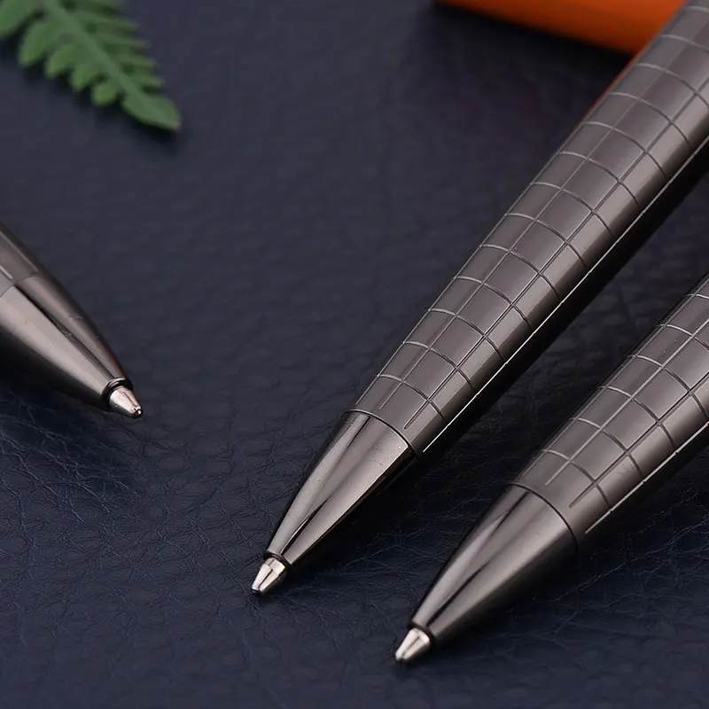 Metal Ballpoint Pens School Business Office Signature Roller Pen Writing Ballpen Student Stationery Supplies Ballpoint Pen