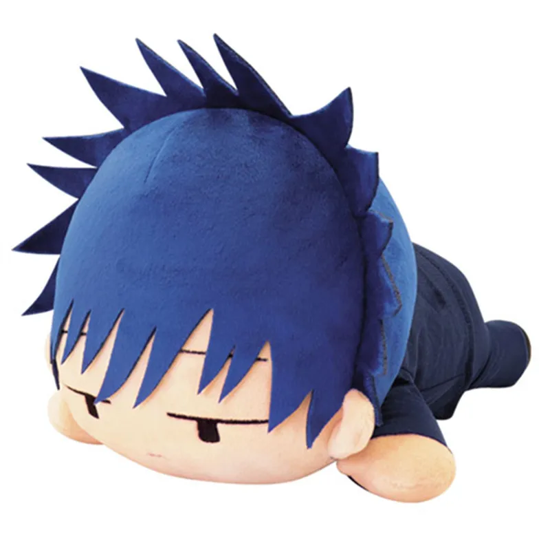 

New Anime Jujutsu Kaisen Megumi Fushiguro Lying Plush For Girls Boys Kids Stuffed Toys Children Gifts 35CM