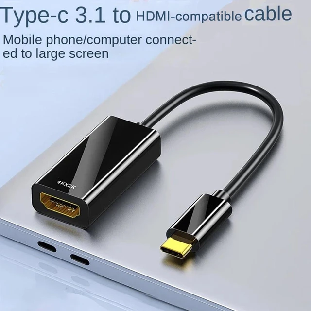 4K Type C HDMI Converter for MacBook PC Laptop USB C To HDMI Cable TV  Display Port USB-C HDMI Adapter 2023 new S5G6 - AliExpress