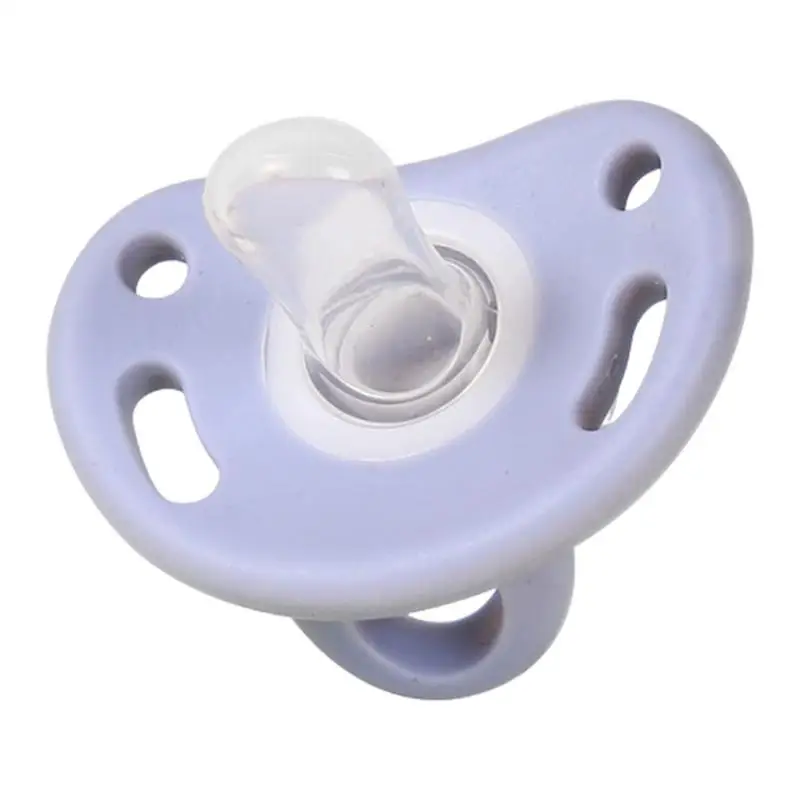 Soft Silicone Baby Pacifier Toddler Binkies Flexible Breast-Like Mam Comfort Pacifier Includes Carry Case Orthodontic silicone pacifier silicone teether pacifier holder