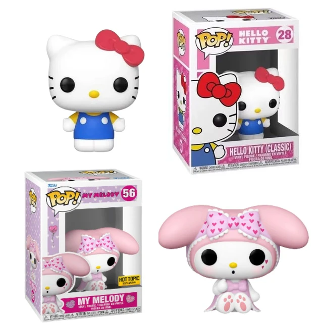 funko pop Hello Kitty my melody Kuromi #28#56 Action Figure Collection  Model Toys Girls Gifts