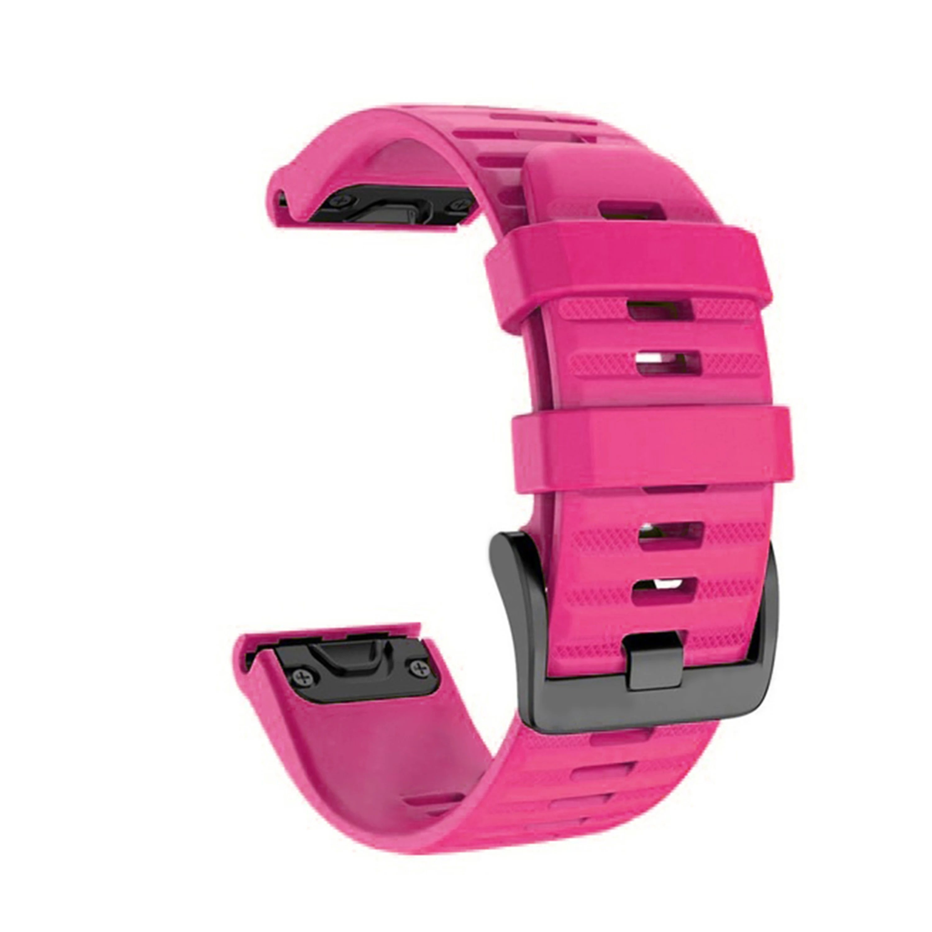 Enhanced Silicone QuickFit Smart Watch Band - Versatile 22-26mm Wrist Strap