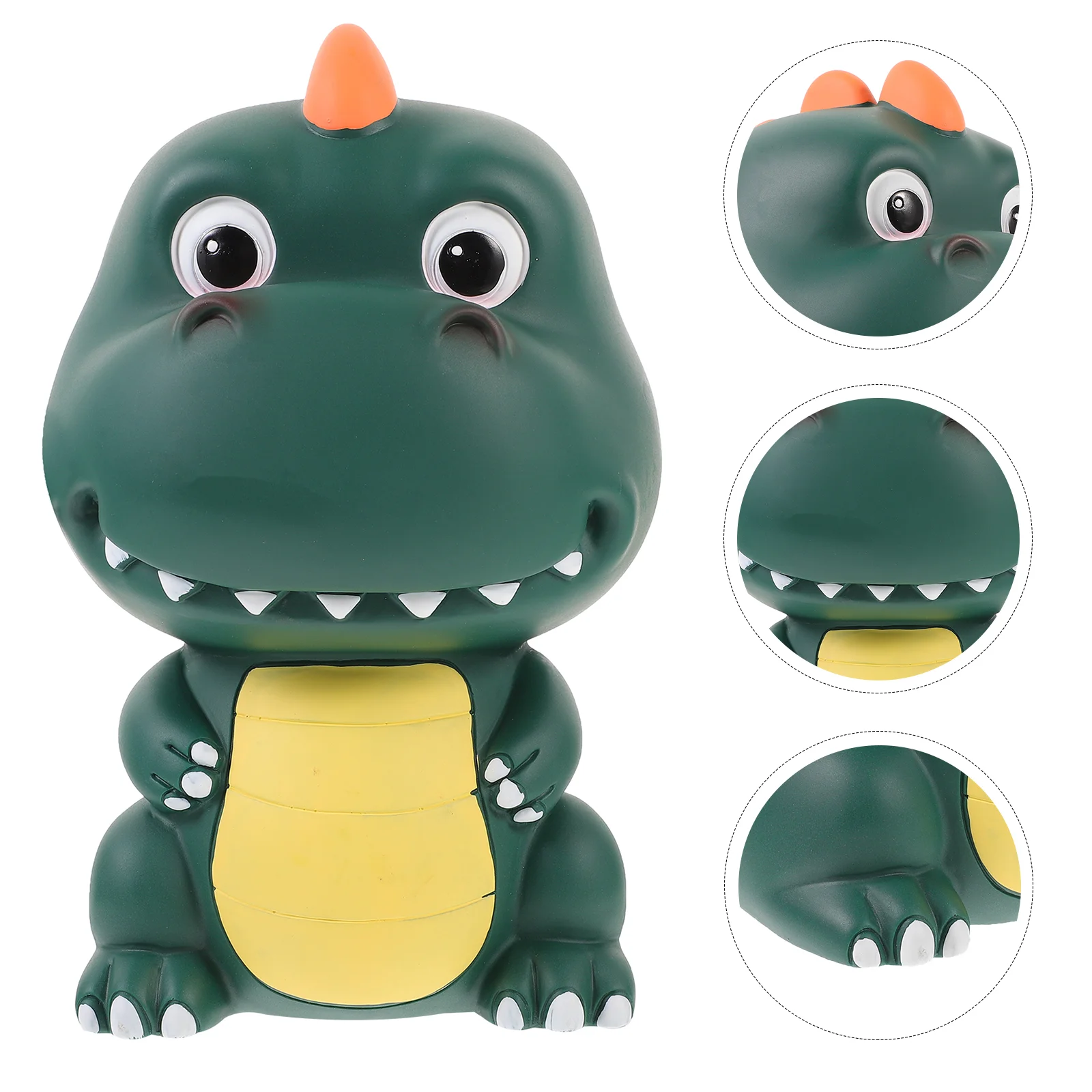 

Dinosaur Piggy Bank Girls Money Desktop Kids Banks Vinyl Coin Container Dinosaur-shaped