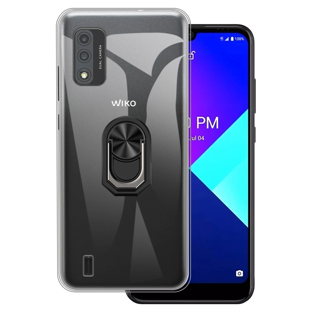 Luxury Shockproof Ring Holder For Wiko Ride 3 Case Soft Silicone Tpu Protective Holder Cover
