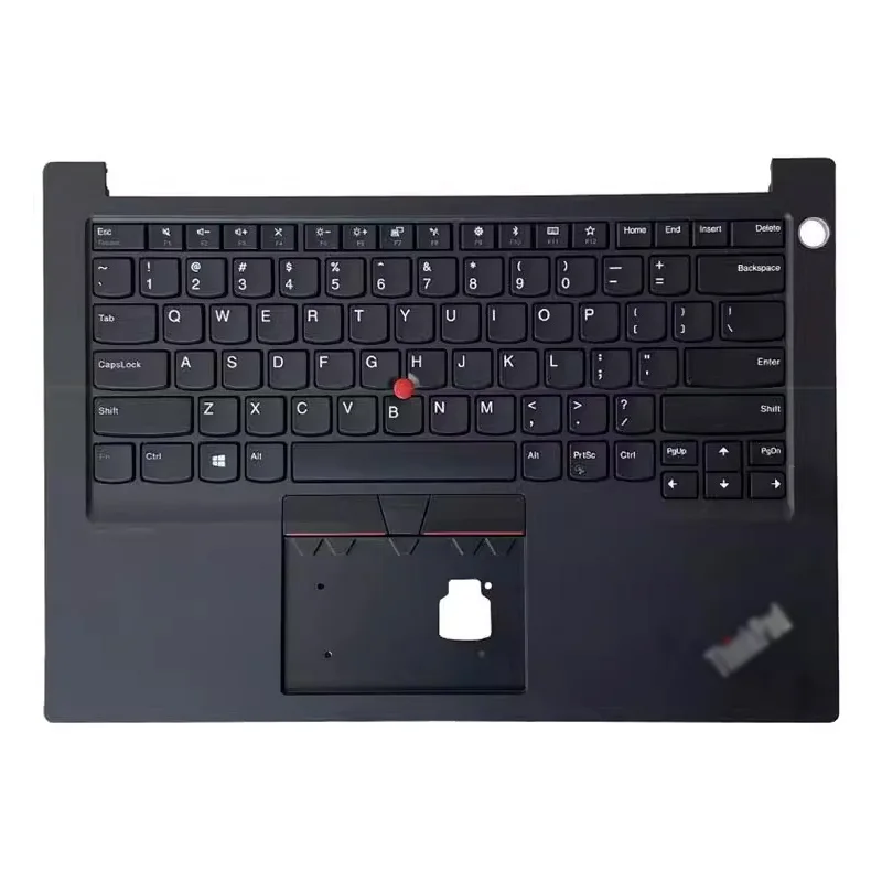 

Новая клавиатура для ноутбука Lenovo ThinkPad E14 Gen1, подставка для рук, верхняя клавиатура корпуса с подсветкой США/без подсветки, Черная