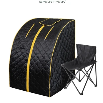 ซาวน่าอินฟราเรดสําหรับบ้านแบบพกพาซาวน่าซาวน่าส่วนบุคคลเต็นท์อินฟราเรด Home Spa One Person ซาวน่าพร้อมเครื่องทําความร้อนเท้า Pad 1