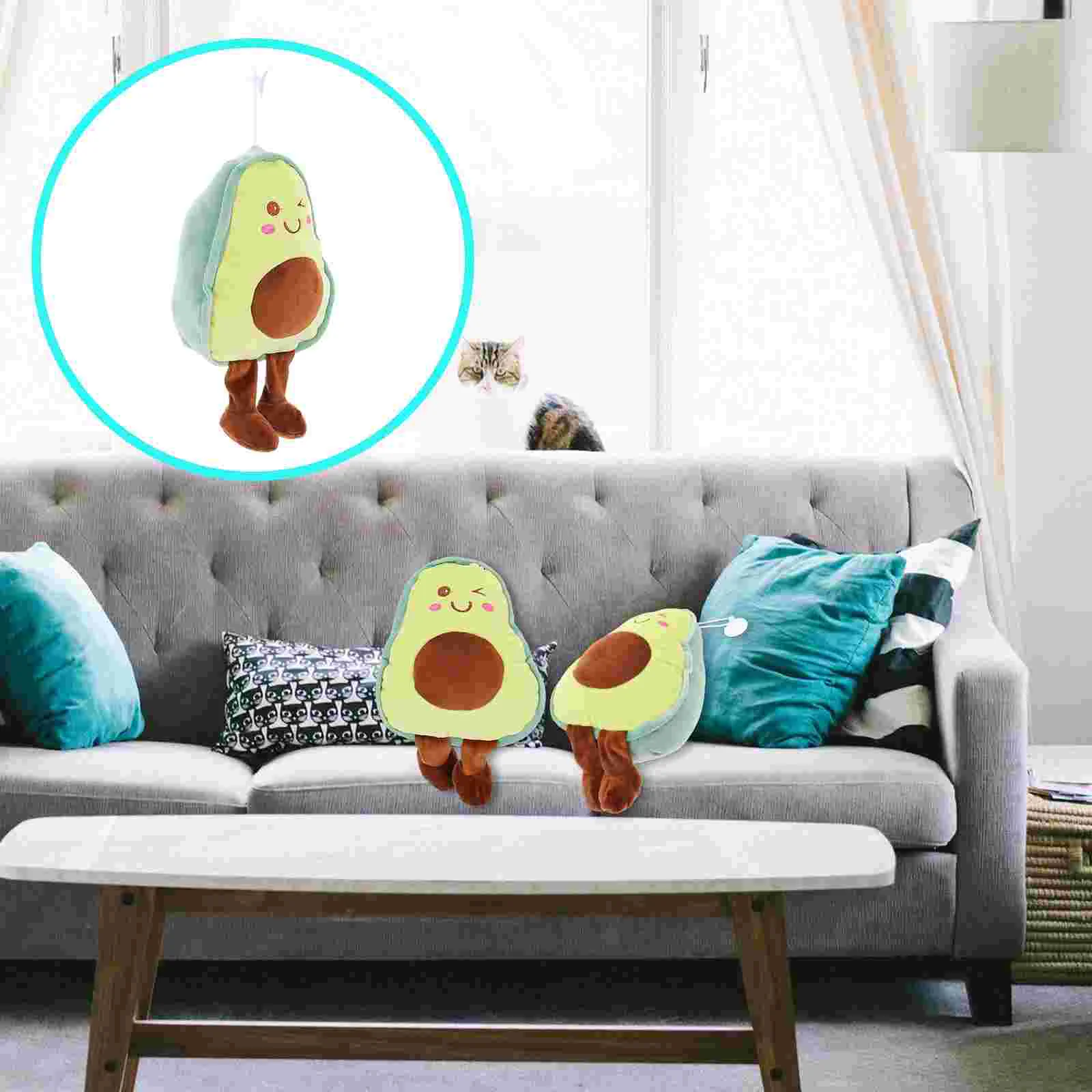 

1pc Avocado Plush Pillow Avocado Plush Toys Cartoon Throw Pillow for Home