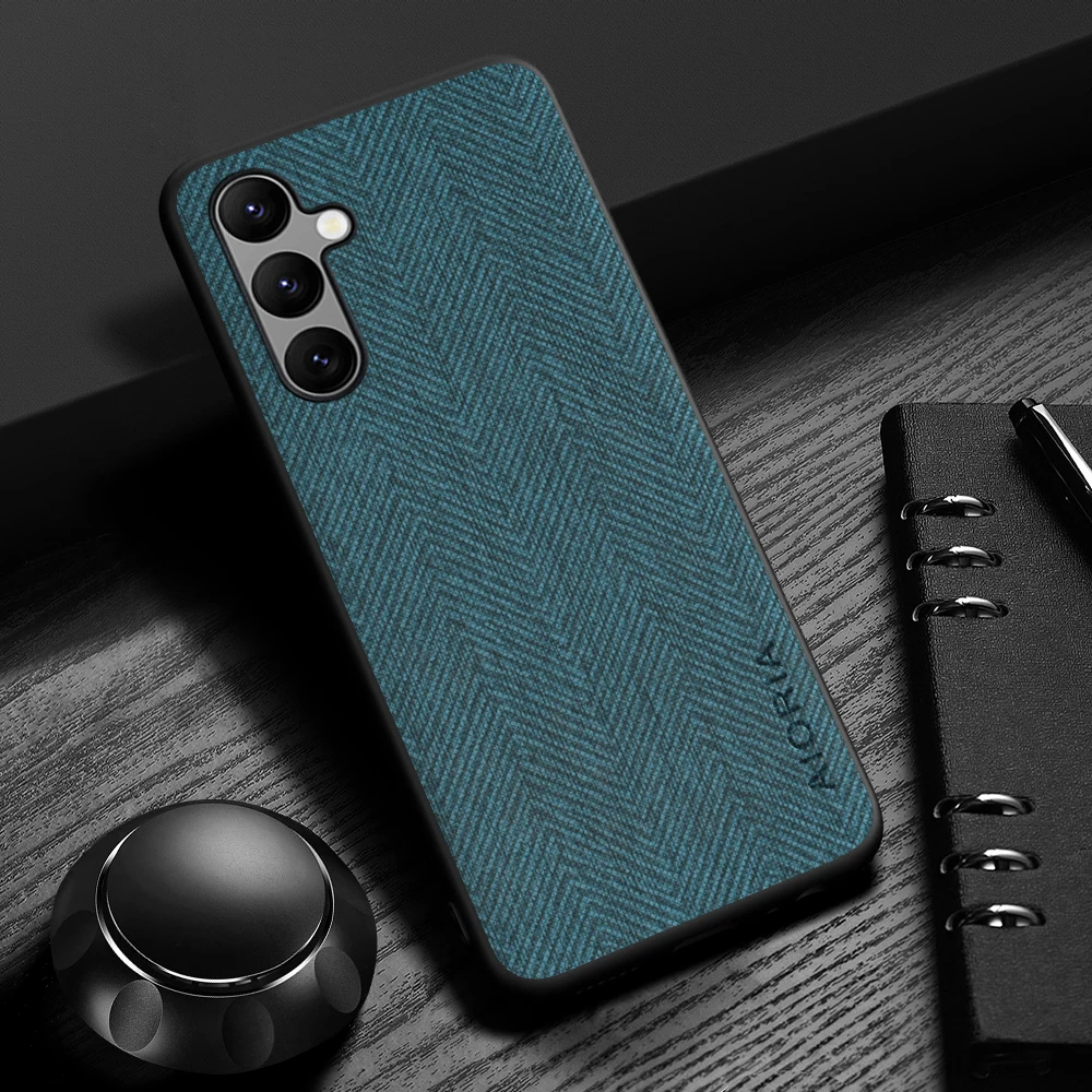 Elegant Leather Wood Grain Phone Case - Simple, Lightweight, and Durable Cover