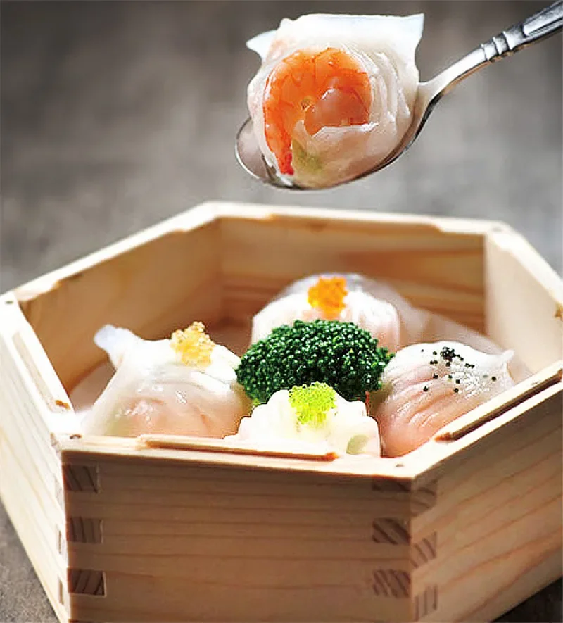 3-Tier Bamboo Steamer Set - Chinese Dim Sum Food Steamer Basket