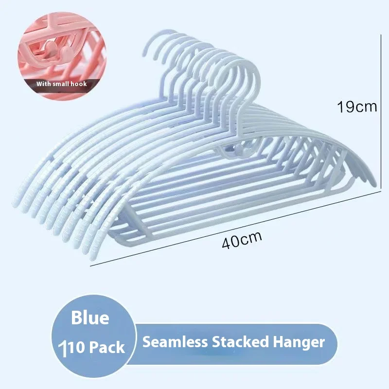 Clothes Hangers Plastic Non-slip Seamless Hangers Traceless Semicircle Coat Drying Windproof Clothes Racks clothes hanger clothes rack