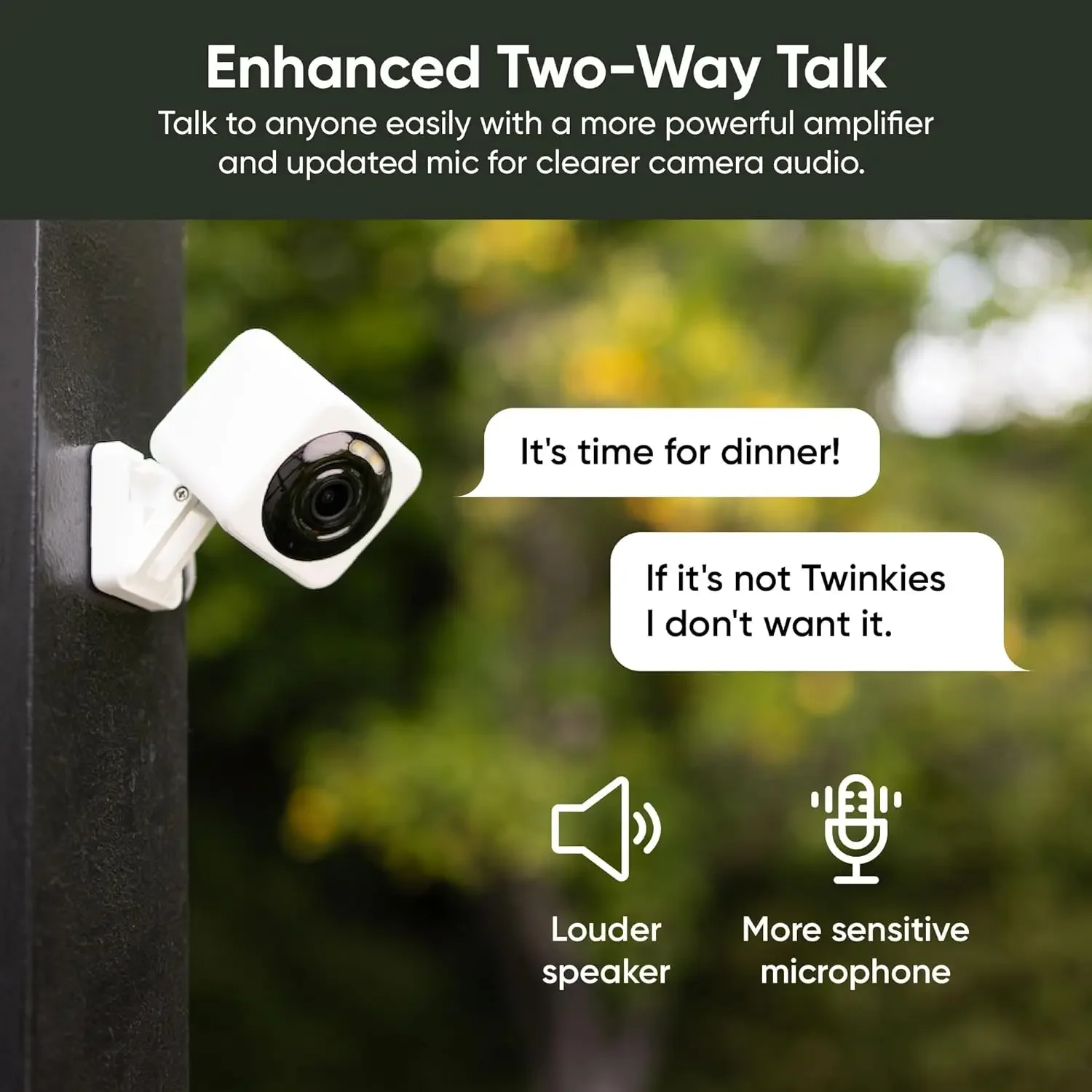 Wyze Cam V4 2K HD Wi-Fi Smart Home Security Camera Indoor Outdoor Pet Baby Monitor Motion Activated Spotlight Siren