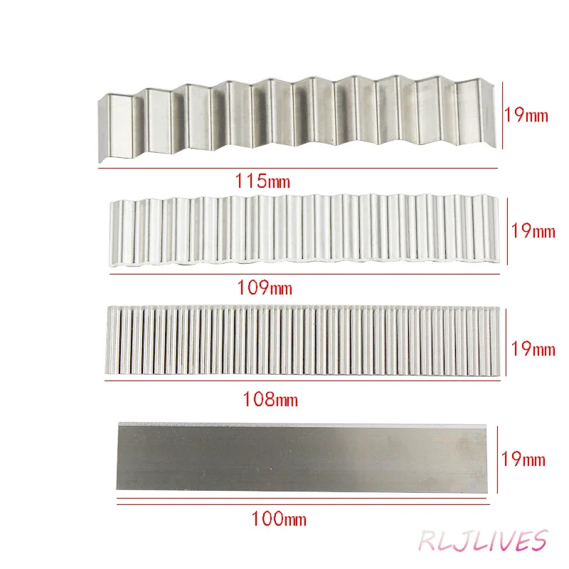 Polymer Clay Tools 4Pcs Clay Cutter Ceramic Flexible Pottery Wave Blade Sculpting Cutting DIY Art