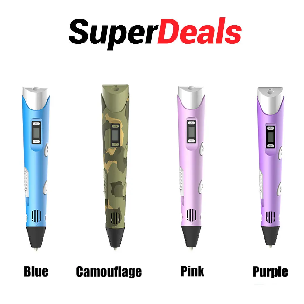 3d Pen Digital Display Intelligent 3d Printing Pen High Temperature 3d