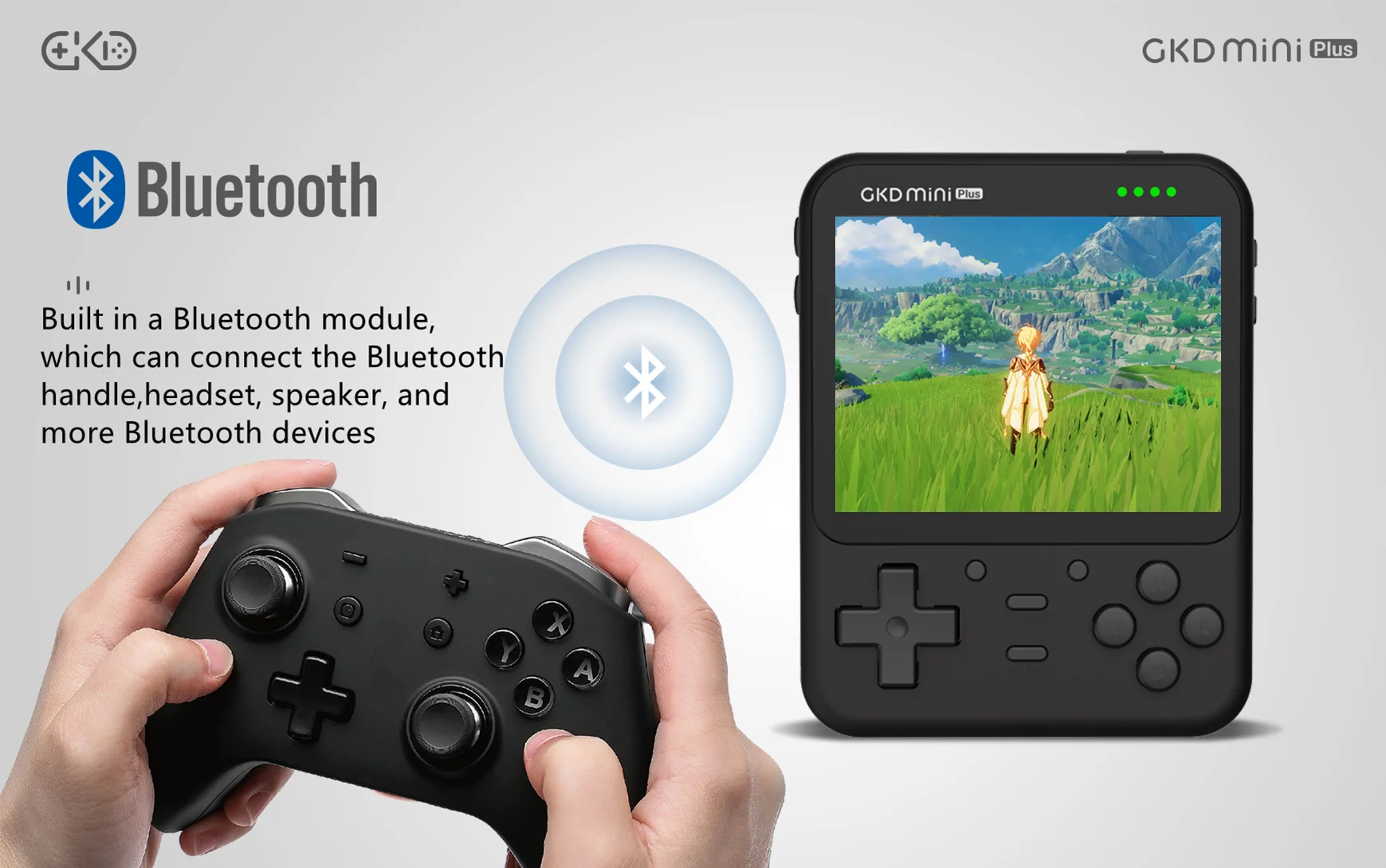 GKD MiNi Plus 日本未発売カラー　レトロポータブルゲーム機 ネクストミヨーミニ間違いなし！！！『GKD Mini Plus・Dock