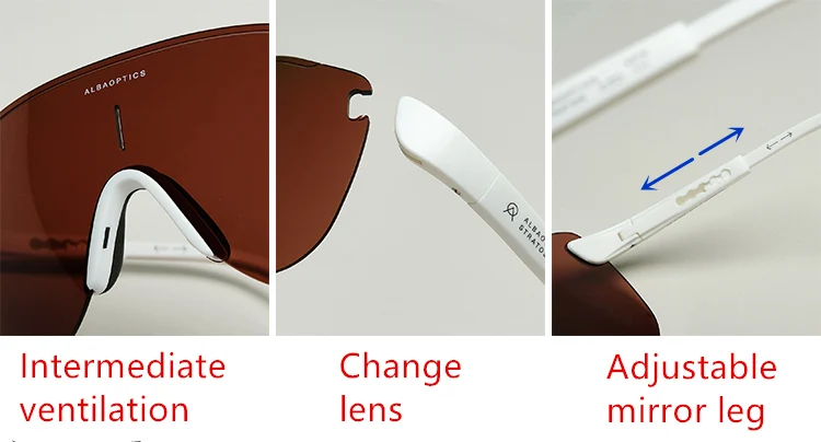 Alba radsport brille sonnenbrille sport fahrrad brille post brille fahrrad Mountainbike brille herren brille ciclismo mtb – Detail 5
