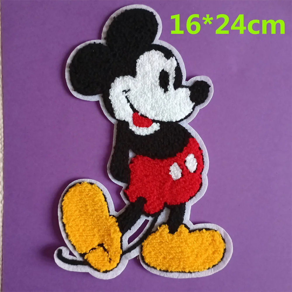  2Pcs Kids Cute Cartoon Mickey Iron On Patches for