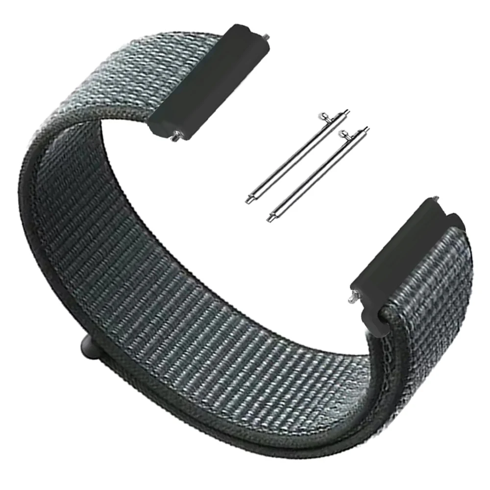 Breathable Nylon Loop Sports Watchband, 20mm/22mm