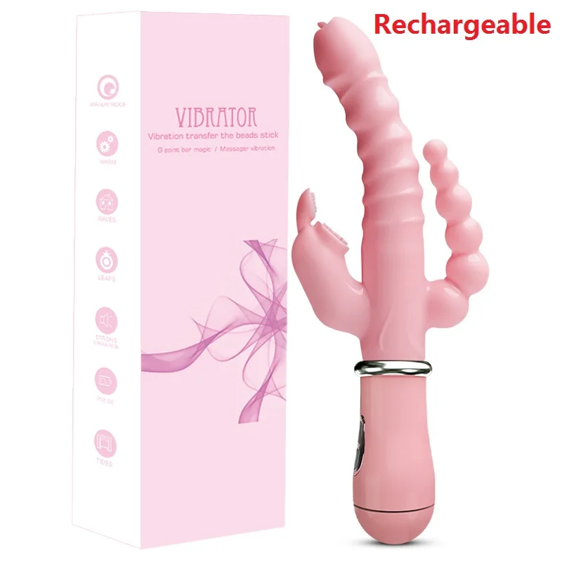 Rabbit G Spot dildo vibrator for women clitoris clit sucker