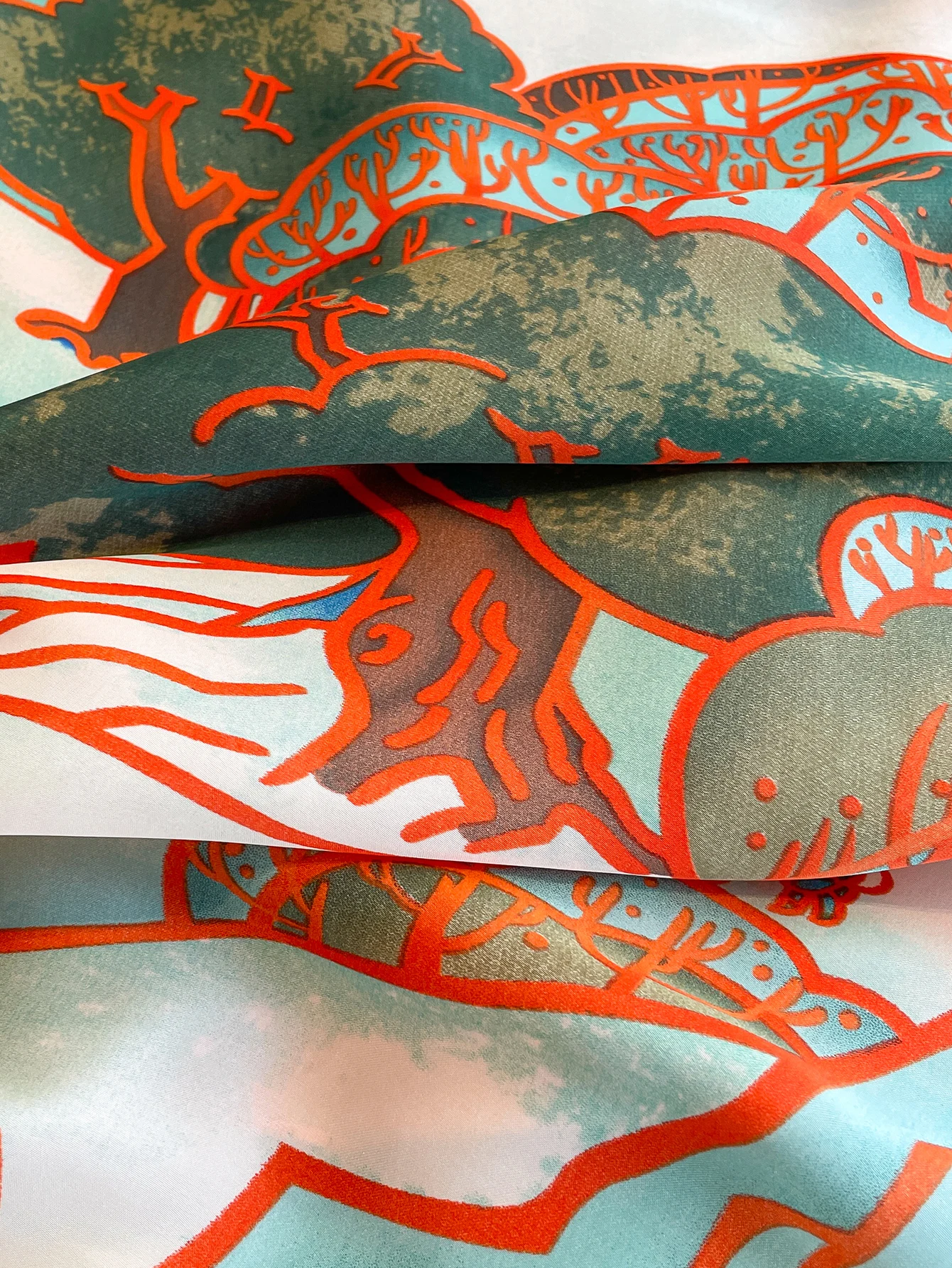 180*90cm Luxury Brand Women Summer Silk Scarves Shawl Lady Wrap Soft Female Europe Designer Beach Bandanna 2024 New 5