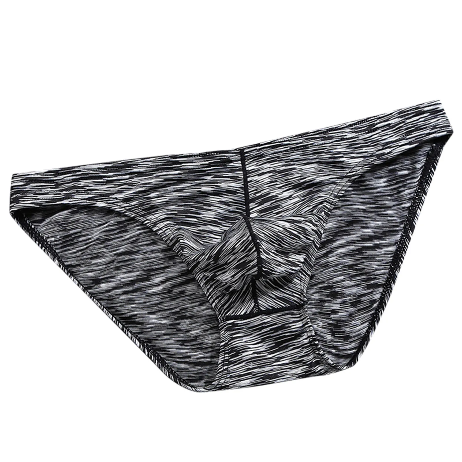 Description Picture 4 of itemMen's Triangle Boxer Shorts Funny Sexy Comfortable Breathable Shiny Underwear Summer U Convex Pouch Male Panties мужские трусы