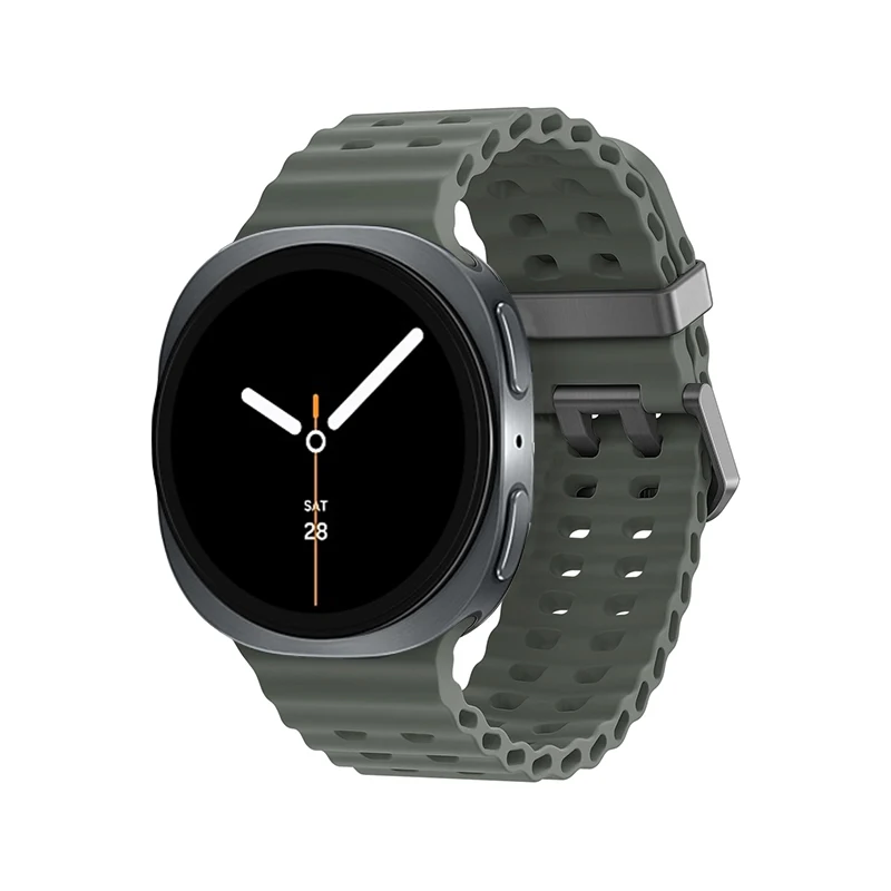 Silikon-Ozean-Armband für Samsung Galaxy Watch 9 8 40 44mm Sport Atmungsaktives Armband für Samsung Galaxy Watch 8 Classic 46mm Band – Detail 6