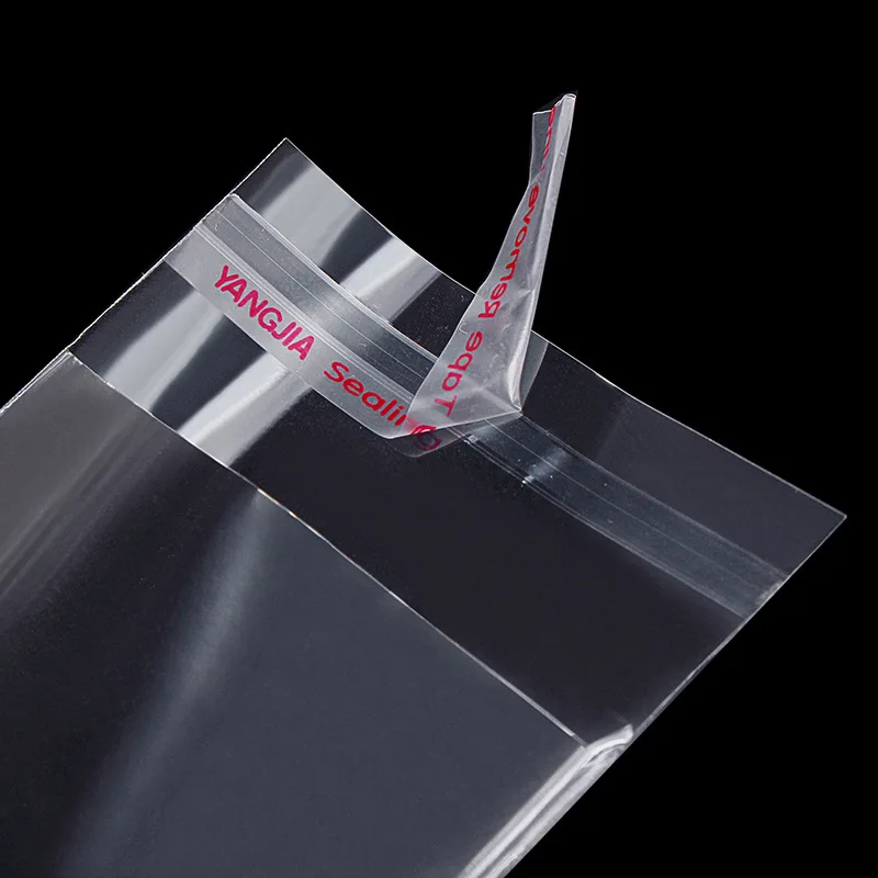 20/50/100pcs Transparent Opp Bags Self Sealing Poly Plastic Bags For Candy Lollipop Cookie Packaging Wedding Party Gift Supplies 4