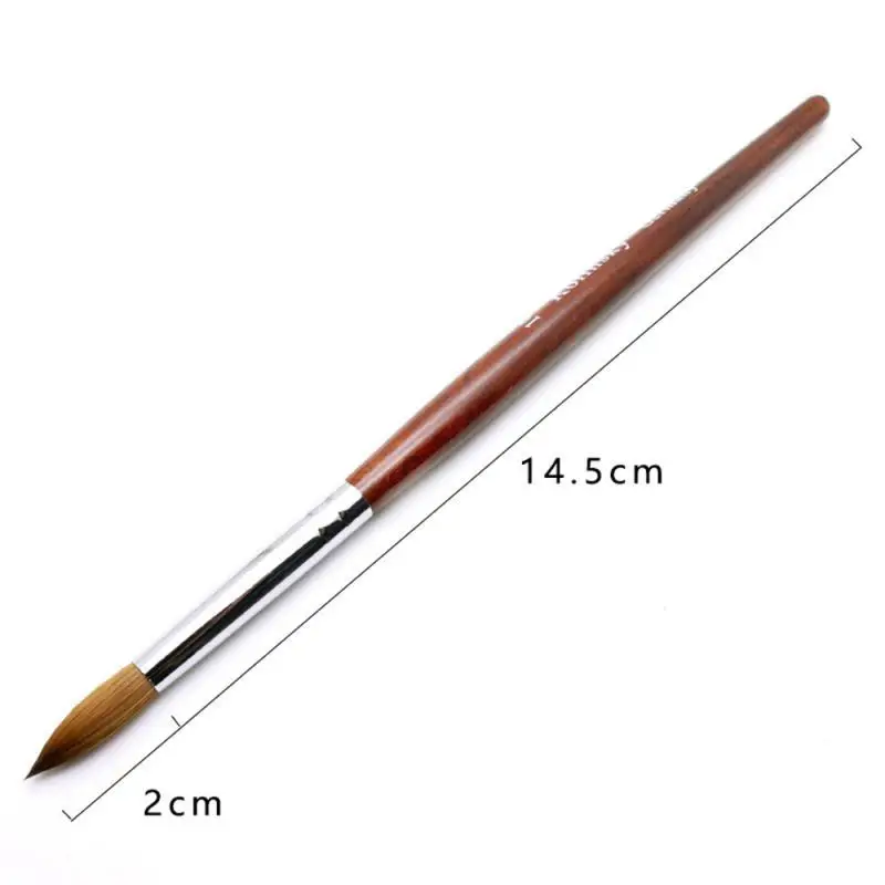 Soft Smooth And Delicate Kolinsky Nail Brush Manicure Mink Brush Light Therapy Painted Pull-line Pen Nail Drawing