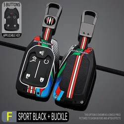 Sleek Metal Car Key Cover with Enhanced Protection (Black  3)