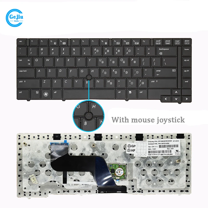 Teclado Portátil Original para hp Novo hp Satellite Elitebook 8440 8440w 8440p