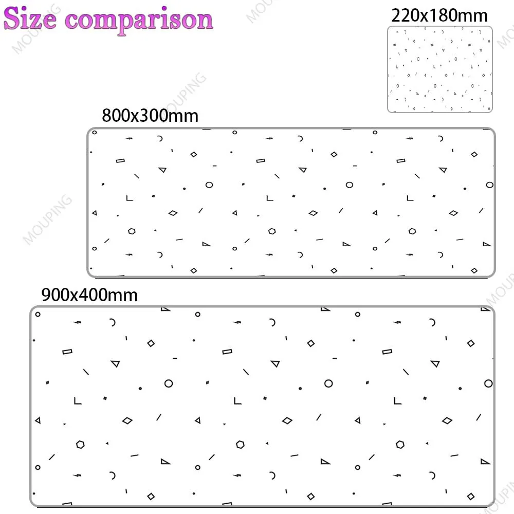 thumbnail image 1 of Alfombrilla de ratón con teclado mecánico en blanco y negro, alfombrilla de escritorio, alfombrilla de ratón japonesa, accesorios para jugadores de videojuegos Xxl 900x400, alfombrilla de mesa para al, 1 of 5