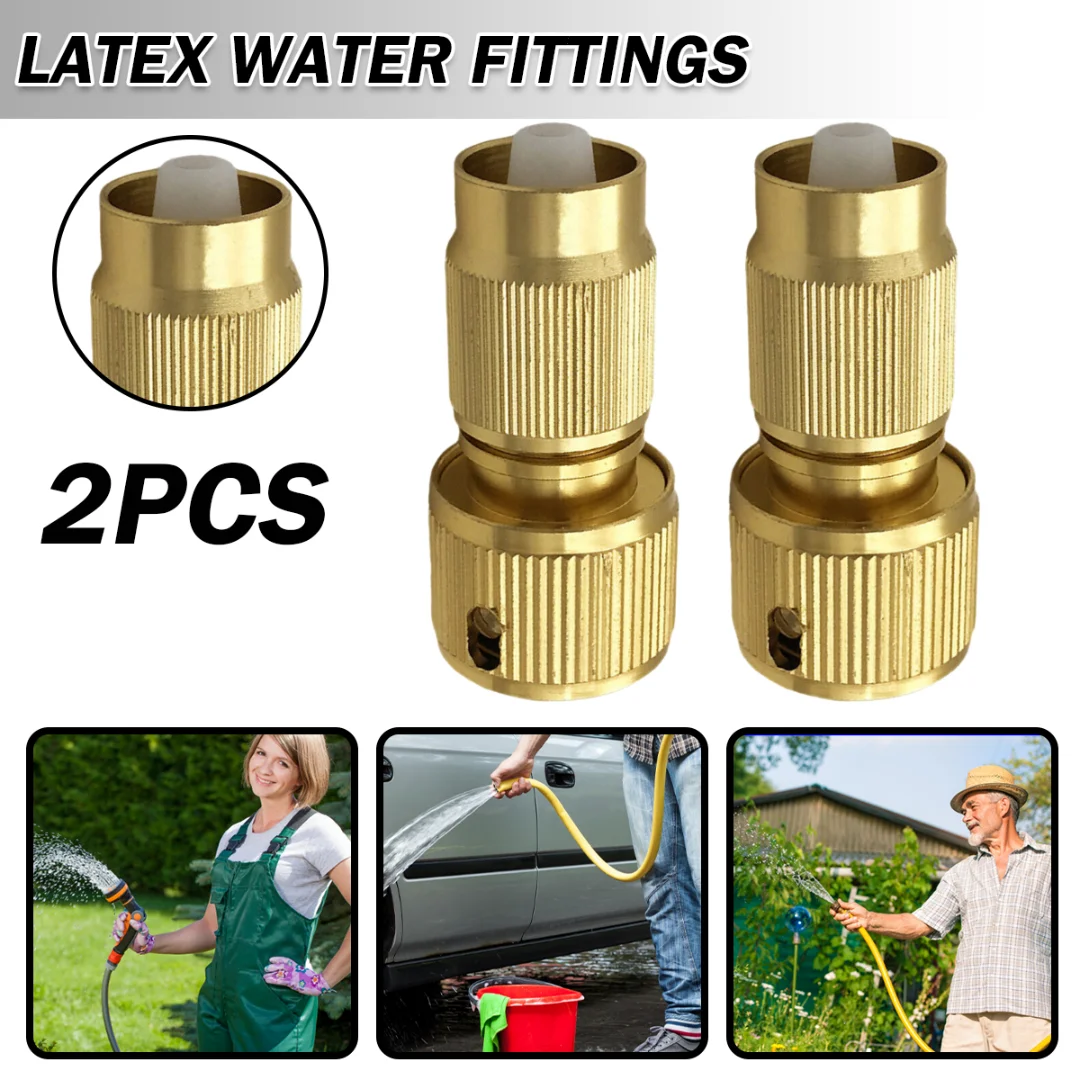 

Aluminum Alloy Brass Hose Quick Connector Expandable Hose Repair Adaptor Garden Tubing Repair Watering Gun Fittings Tool