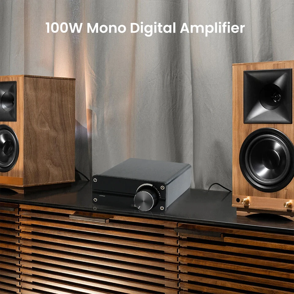 mini amplificador de potência amplificador áudio mono amp para casa falante passivo